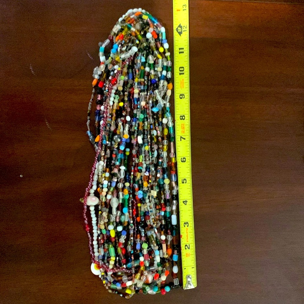 Glass Mardi Gras Beads